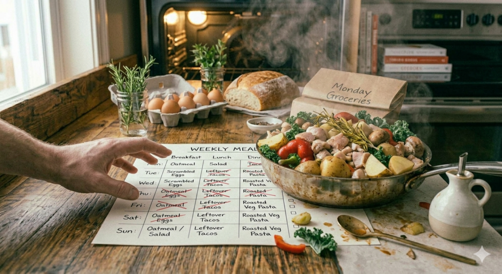 Messy kitchen visual