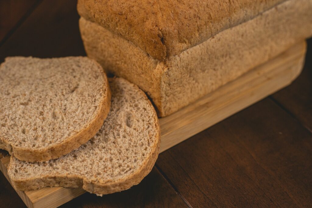 whole wheat bread slices