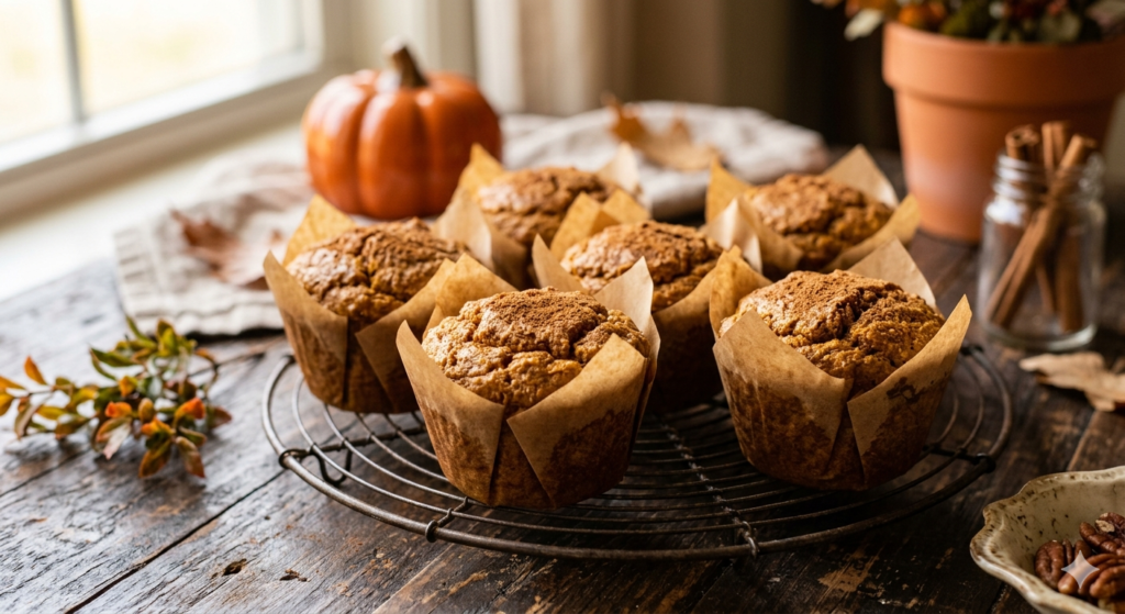 Keto Pumpkin Spice Muffins
