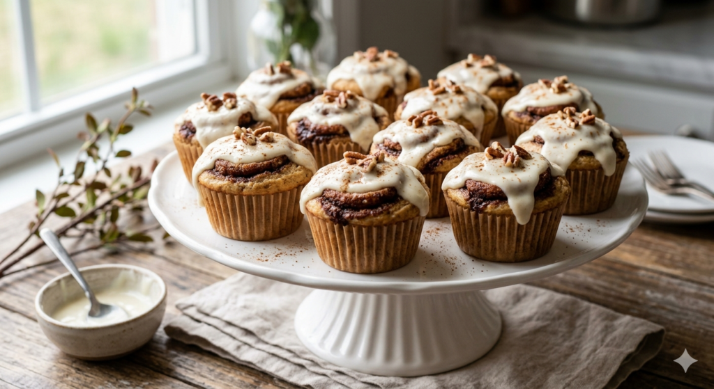 Keto Cinnamon Roll Muffins