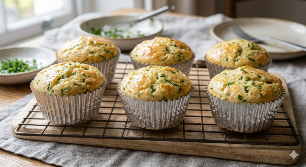 Cream Cheese and Chive Muffins