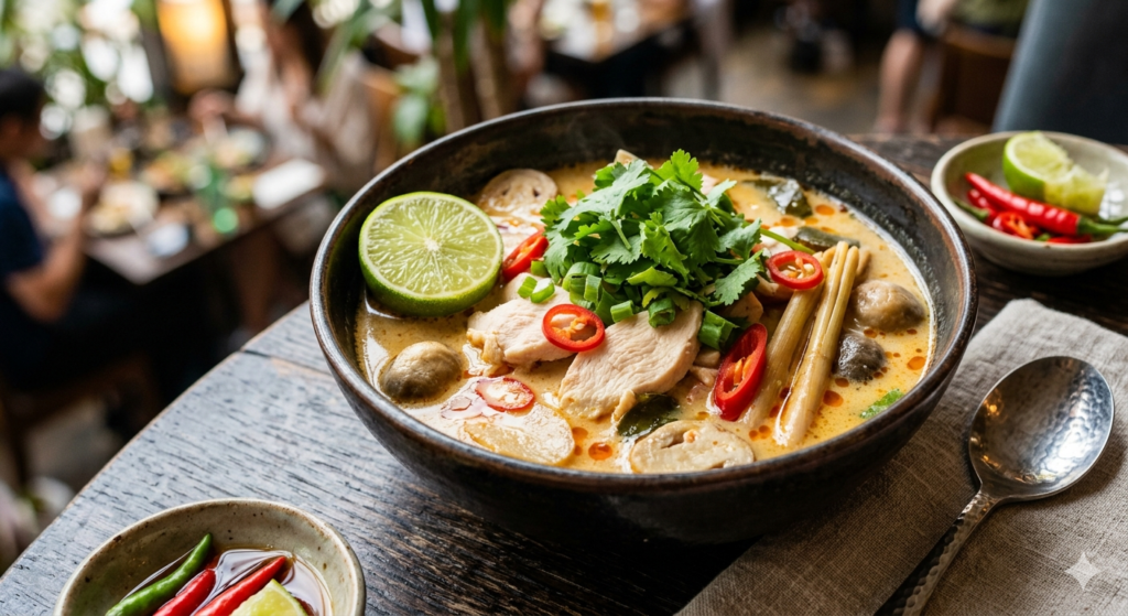 Thai Coconut Chicken Soup (Tom Kha Gai)