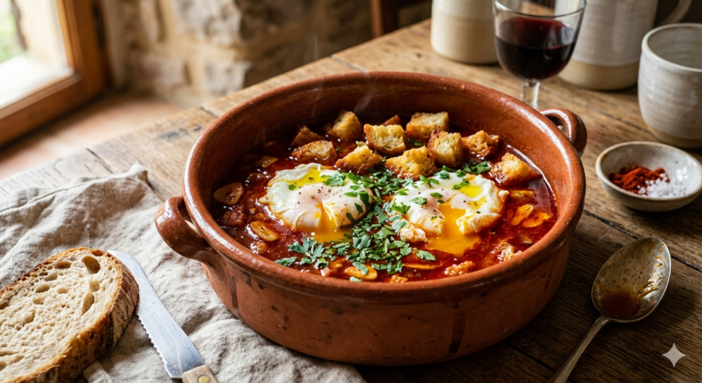 Spanish Garlic Soup (Sopa de Ajo)