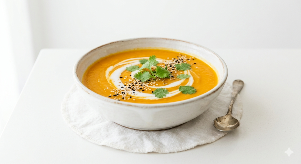 Simple Carrot and Ginger Soup