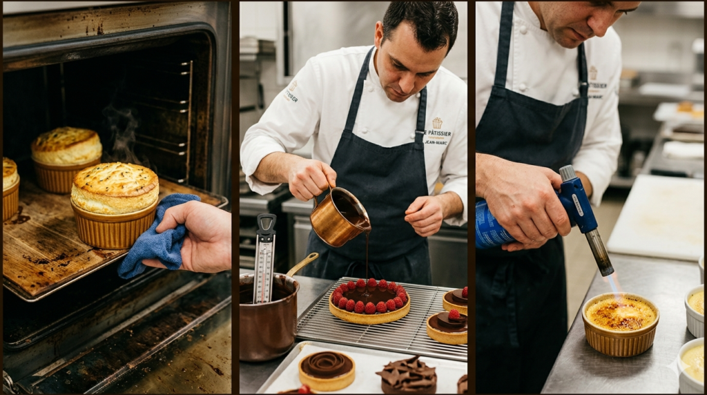 A professional pastry chef's