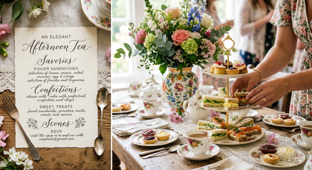 Tea Party Sandwich Menu