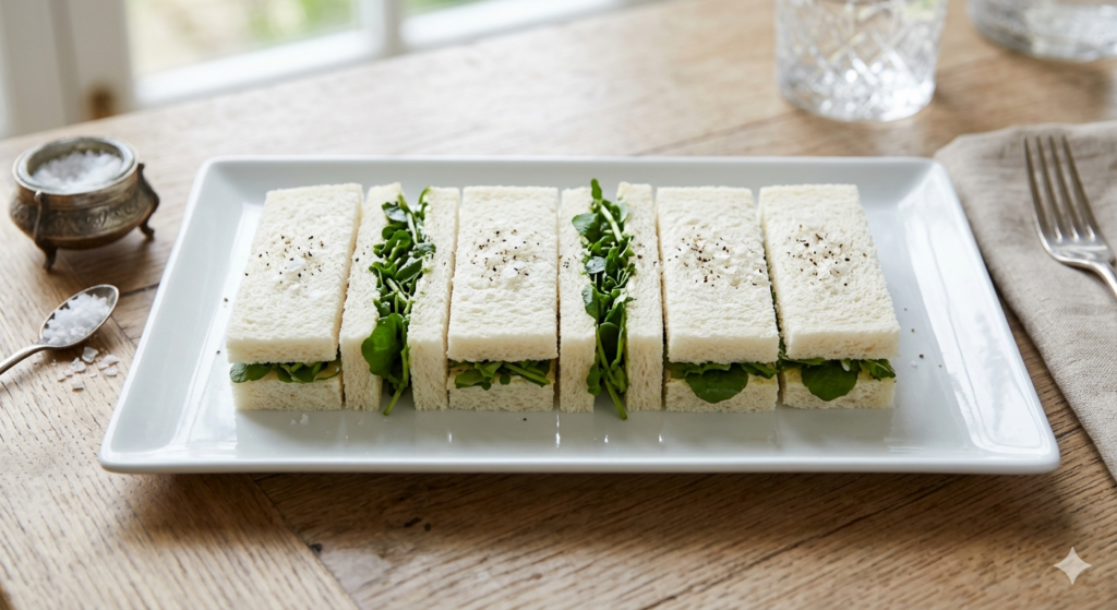 Watercress and Butter Sandwiches
