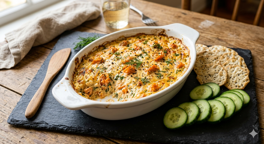 Hot Smoked Salmon Dip