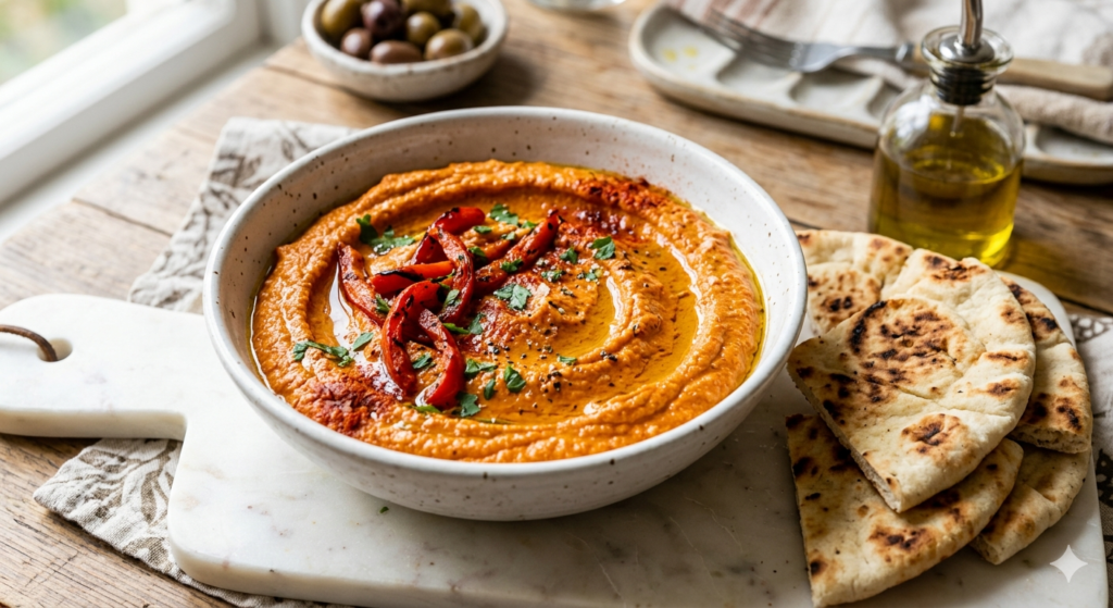 Roasted Red Pepper Hummus