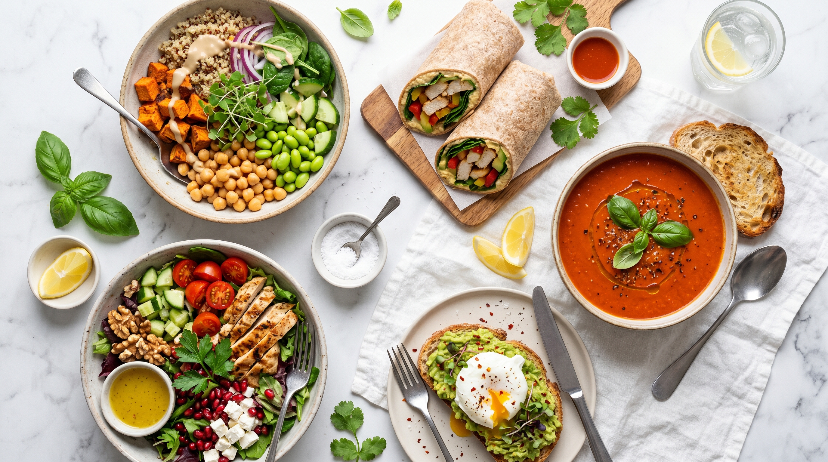 20 Quick & Easy Lunch Ideas Ready in 30 Minutes