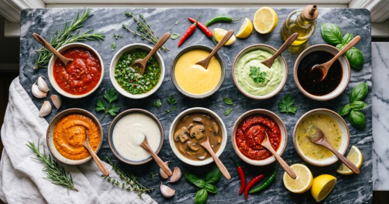 10 Flavorful Sauce Recipes: Transform Any Dish in Minutes