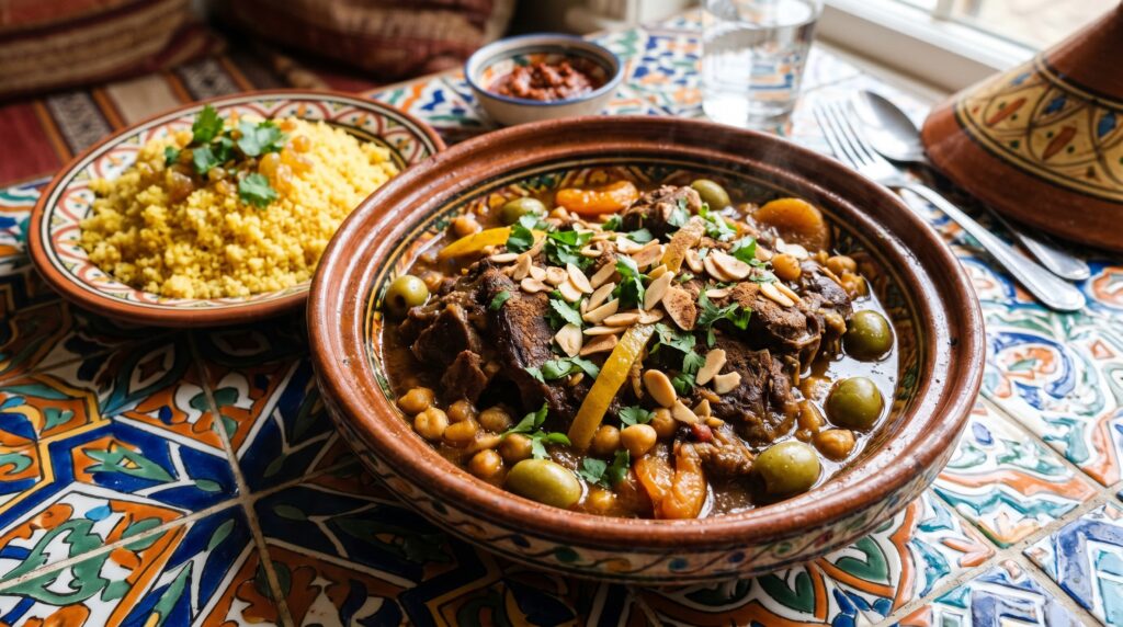 Slow Cooker Moroccan Lamb Tagine