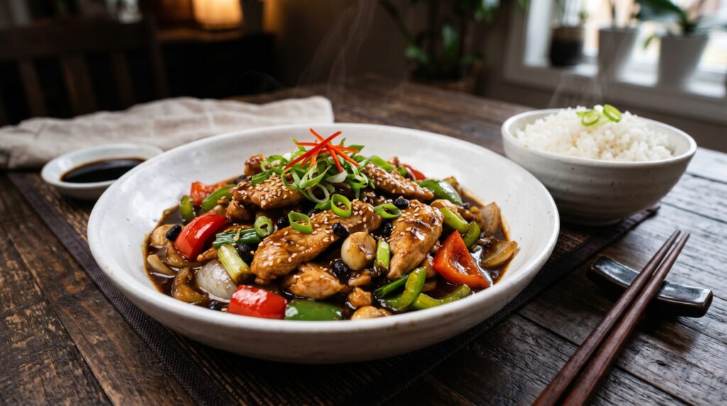 Black Bean Sauce Chicken