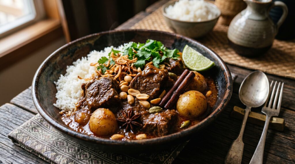 Slow Cooker Beef Massaman Curry