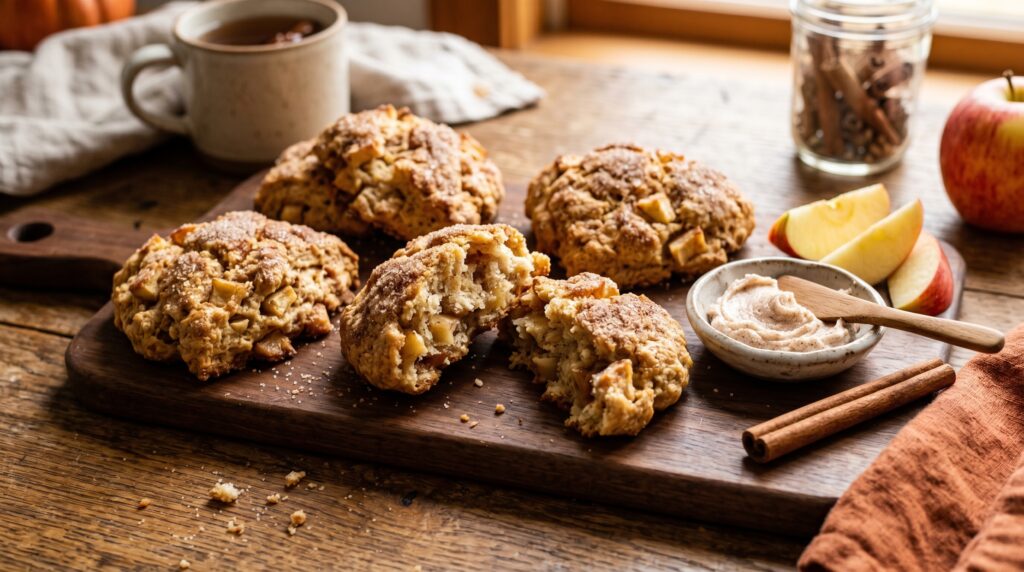 Cinnamon and Apple Scones