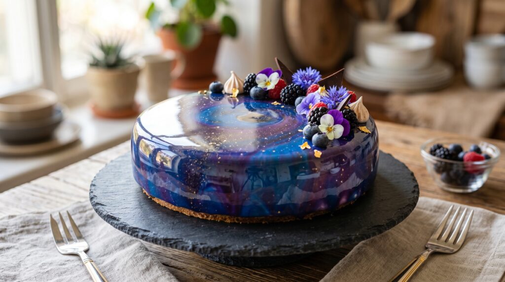 Mirror Glaze Cake