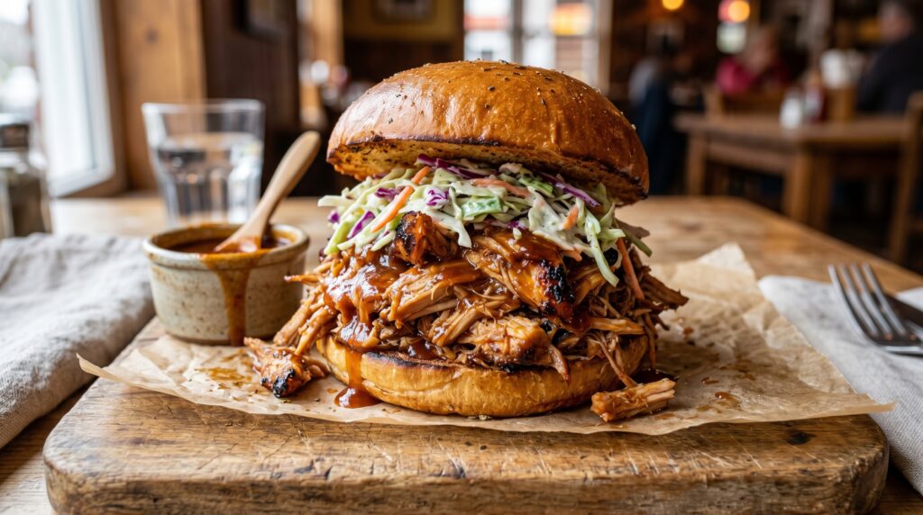 BBQ Pulled Chicken Sandwich