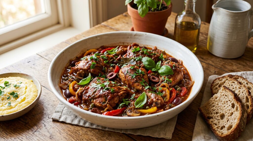 Slow Cooker Chicken Cacciatore