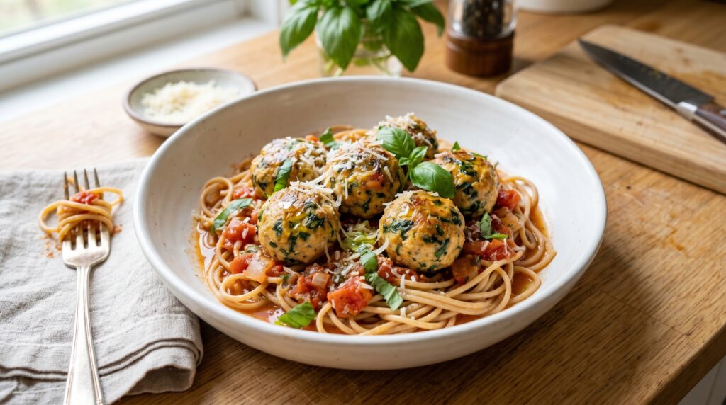 Turkey and Spinach Meatballs
