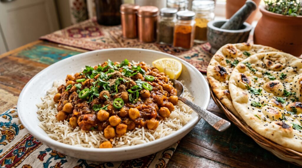 Chana Masala (Spiced Chickpeas)