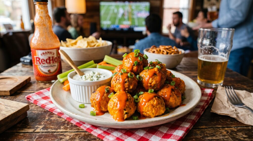 Buffalo Chicken Meatballs