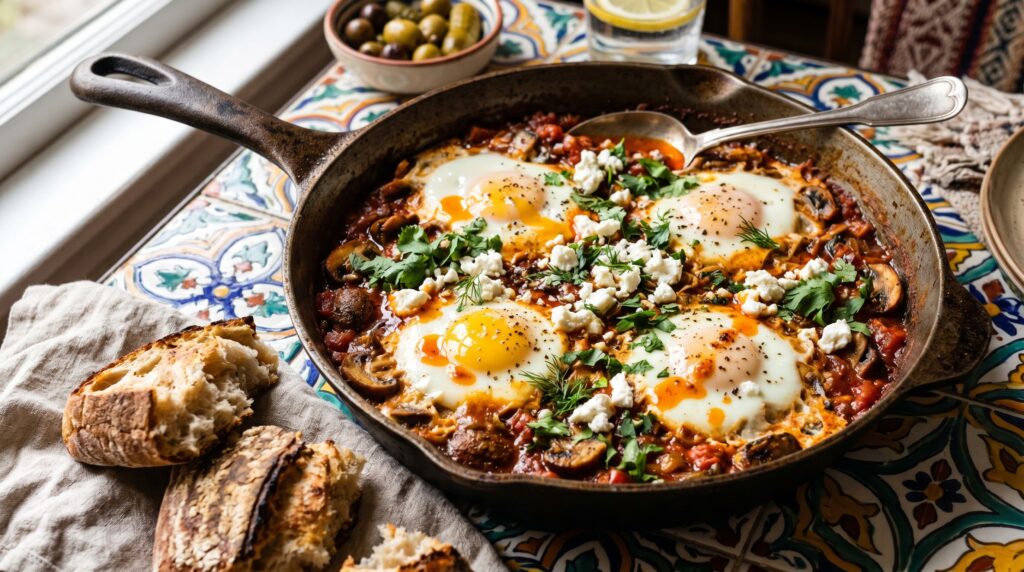 Mushroom Shakshuka