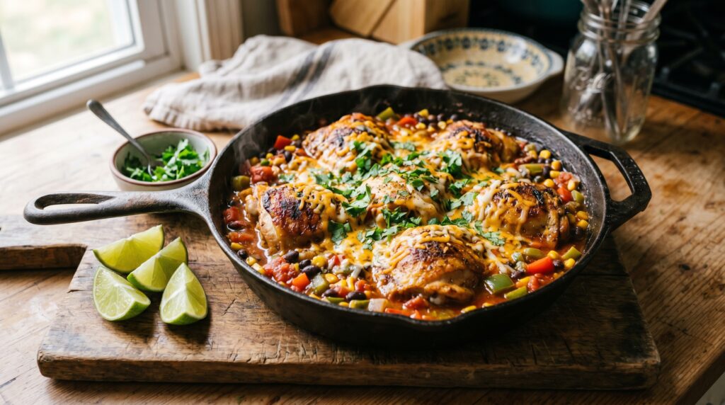 Rotel Chicken Skillet