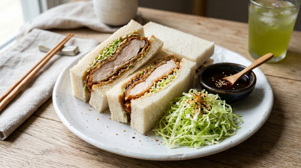 Japanese Katsu Chicken Sandwich (Katsu Sando)