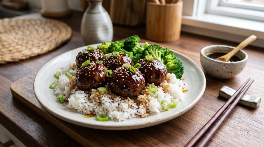 Teriyaki Beef Meatballs