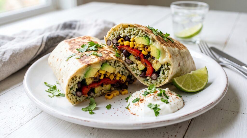 Roasted Vegetable Burrito