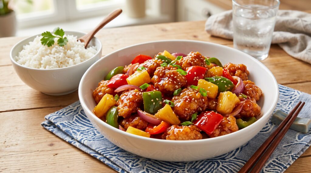 Sweet and Sour Chicken Stir Fry