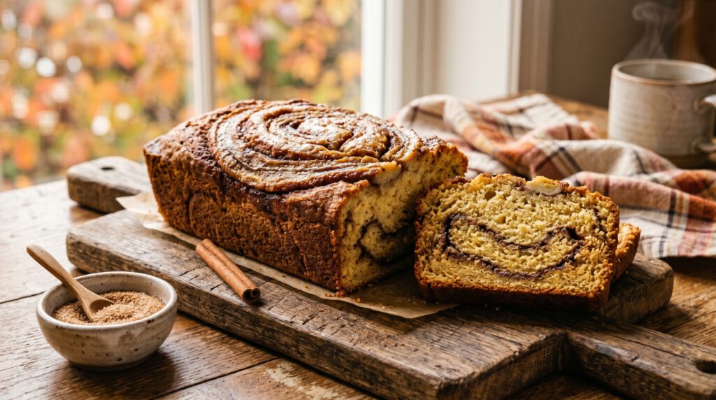 Cinnamon Swirl Banana Bread