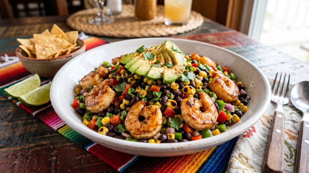 Shrimp and Black Bean Salad