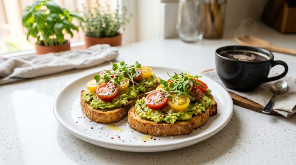 Keto Avocado Toast (Almond Flour Bread)