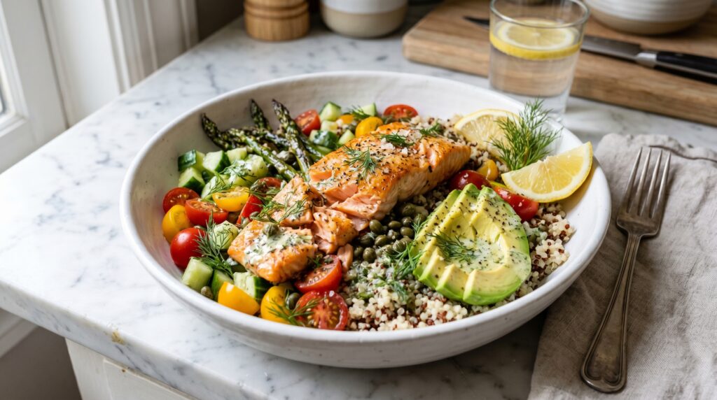 Salmon and Quinoa Salad