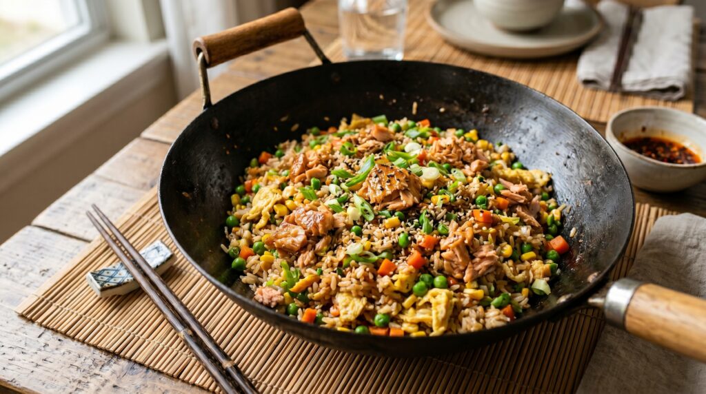 Salmon Fried Rice