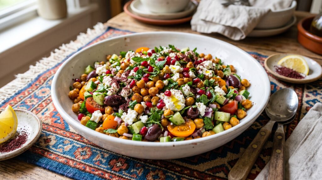 Middle Eastern Chickpea Salad