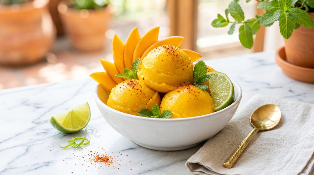 Frozen Mango Sorbet