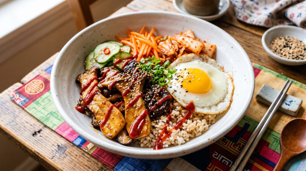 Korean Mushroom Bulgogi Bowl