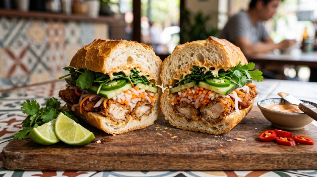 Crispy Chicken Banh Mi