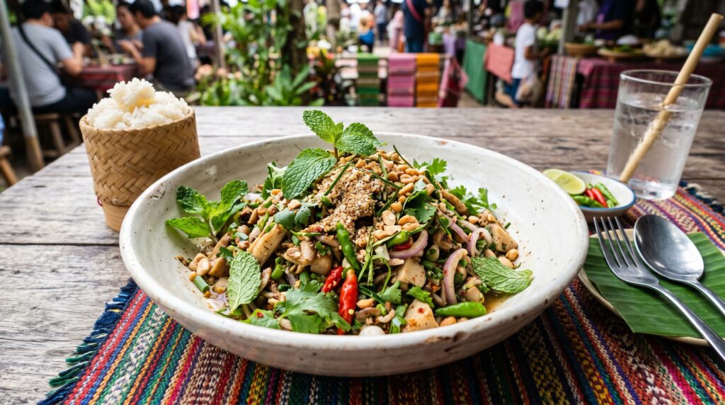Thai Mushroom Larb