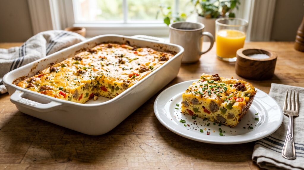 Sausage and Egg Baked Casserole