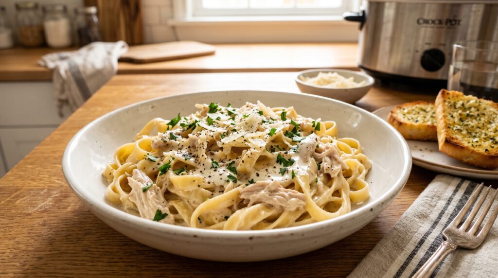 Slow Cooker Chicken Alfredo