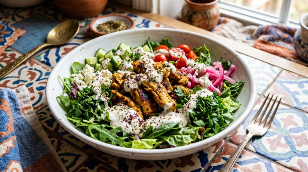 Keto Chicken Shawarma Bowl