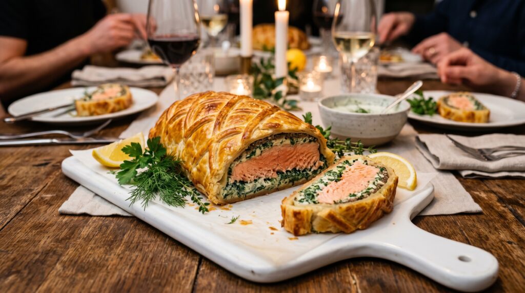 Salmon Wellington