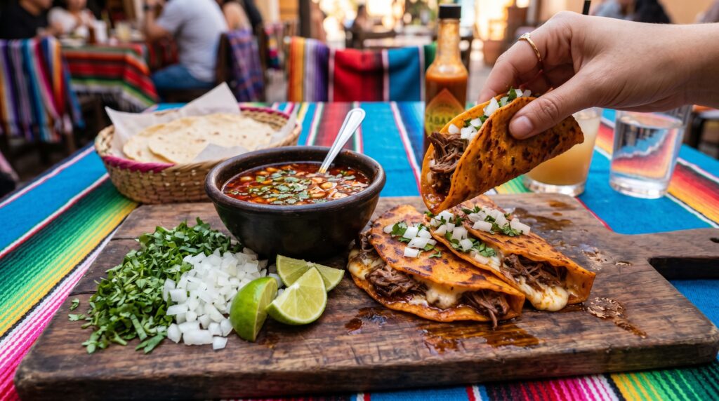 Slow Cooker Beef Birria Tacos