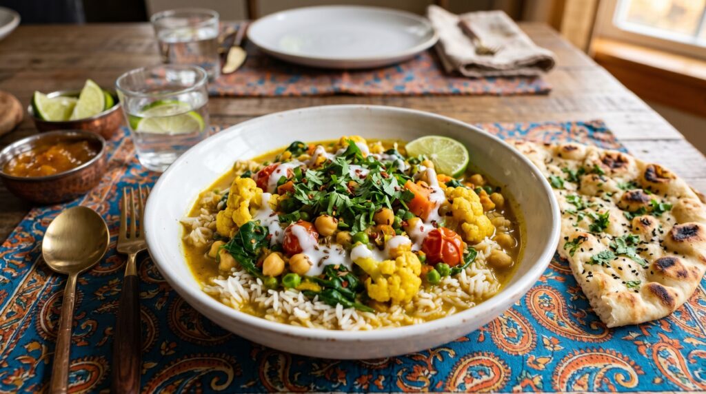 Vegetable and Chickpea Curry