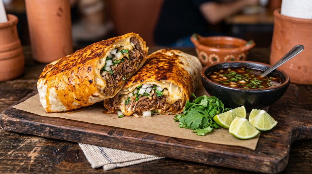 Birria Burrito (Quesabirria Style)