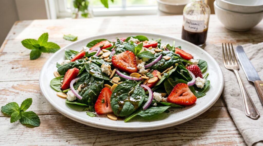 Strawberry and Spinach Salad