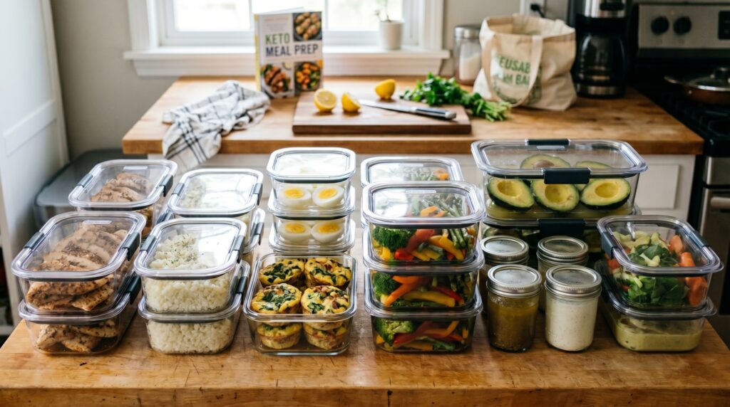 Weekly Keto Lunch Meal Prep Plan